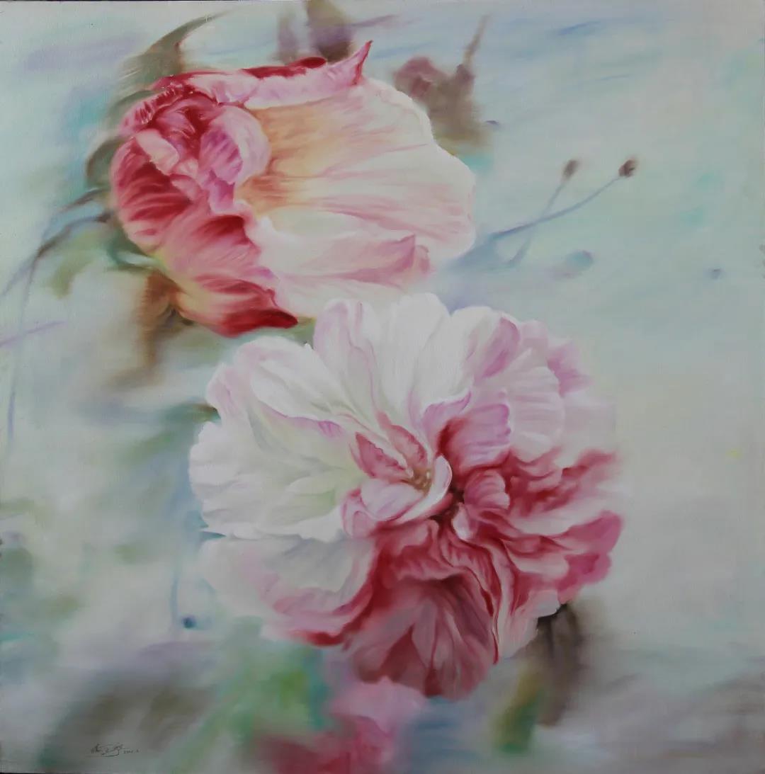 江上芙蓉独自芳 ——观杨学宁芙蓉花画