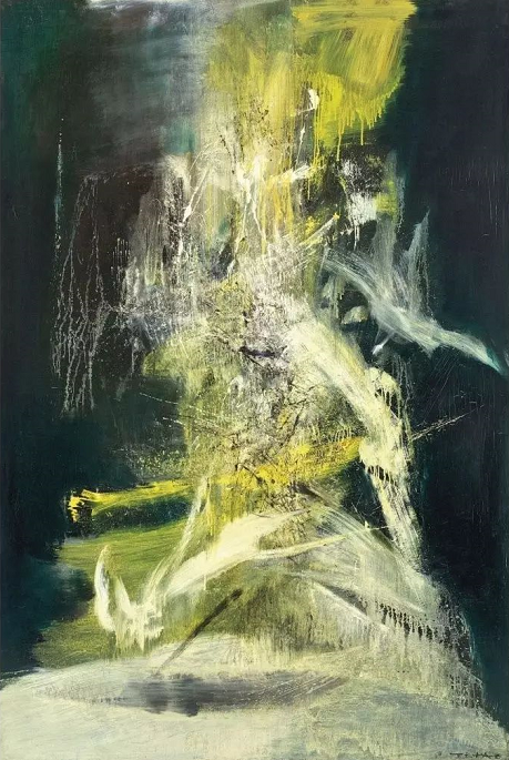 赵无极画到一定的程度时应当把功夫忘掉